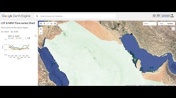 Google Earth Engine web Application:Extract Monthly NDVI and LST Values in CSV | GEE Web Application