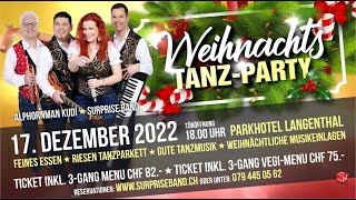 Weihnachts Tanz Party 2022 - Im Parkhotel Langenthal