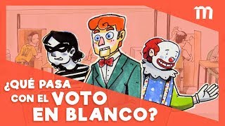 ¿Qué pasa con el voto en blanco?