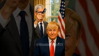 Trump’s Hair Gets Sponsored by Tech Giants 😂 #trump #funny #aishorts #viral #hairstyle