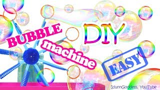 How To Make a Bubble Machine - DIY Bubble Machine Out Of Plastic Cups, Bottles and Drinking Straws