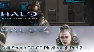HALO MCC: HALO 4 - Split Screen Co-op playthrough #2 ► 1080p 60fps - No commentary ◄
