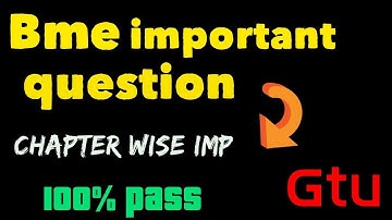 bme important questions gtu | gtu pyq | gtu bme imp #gtuimp  #gtu_exam #gtu