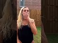 Blonde Girl Smoking