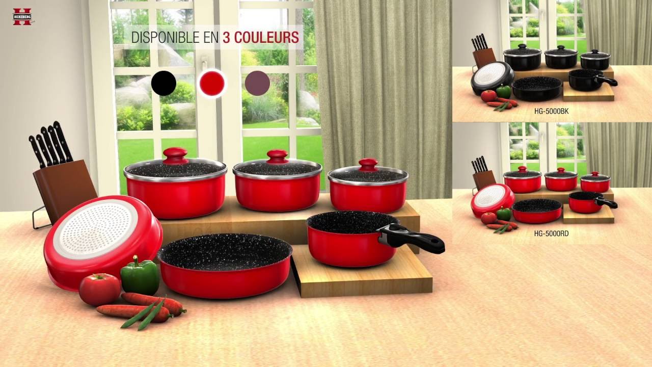 Batterie de cuisine - Tous feux dont induction - ARTHUR MARTIN - AM4754