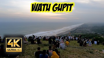 Bukit Paralayang Watu Gupit. Spot Sunset di Atas Pantai Parangtritis. Jogja 4K