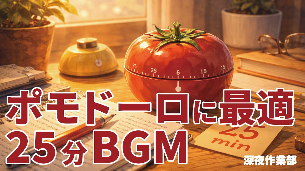 【作業用BGM】集中したい時や作業したいときに最適なBGM
