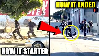 LAPD Officer Gets Publicly HUMILIATED by ICE Protester screenshot 5
