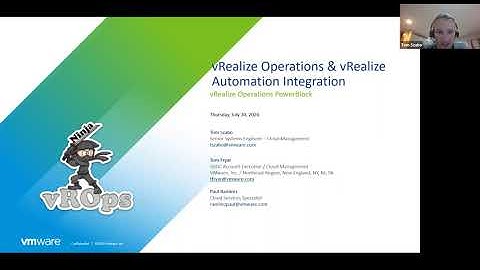 vRealize Operations and vRealize Automation Integration
