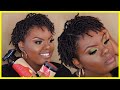 Finger Coils on Short/Awkward Length 4C Natural Hair | As I Am: Jamaican Black Castor Oil Collection