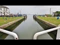 Heybridge basin marina maldon essex river blackwater uk  lock gates opening  june 2018