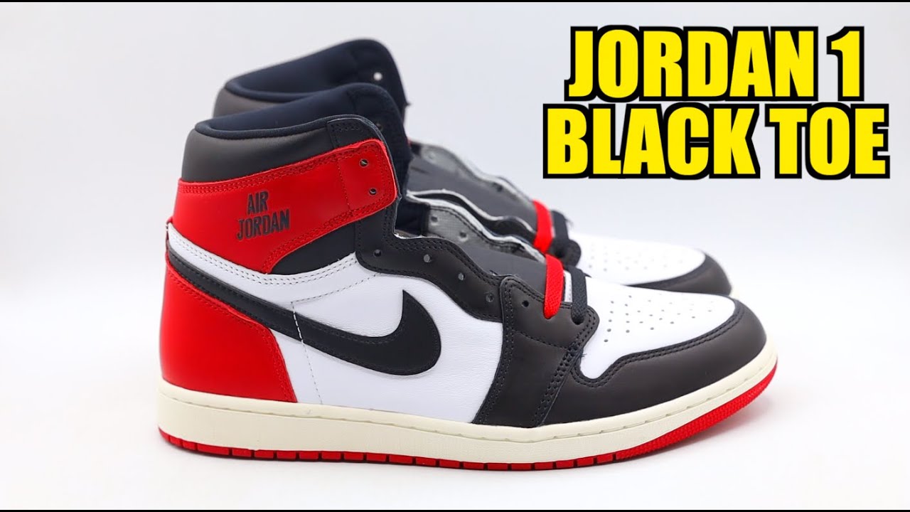AIR JORDAN 1 Black Toe Reimagined2025新品 2025 Air Jordan 1 Black Toe Reimagined! Early Review & Comparison