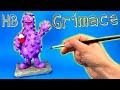 Making The Grimace Shake Birthday from Polymer Clay DIY 🎂 Character from McDonald's