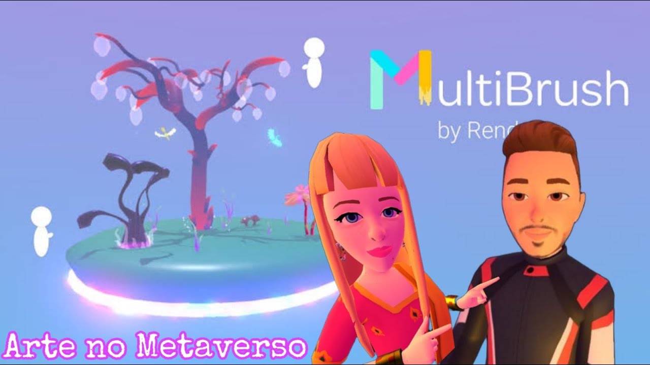 Homens pulam usam vr segurando espadas e armas jogue o jogo na terra do  metaverso para receber prêmios retrato 3d render ilustração