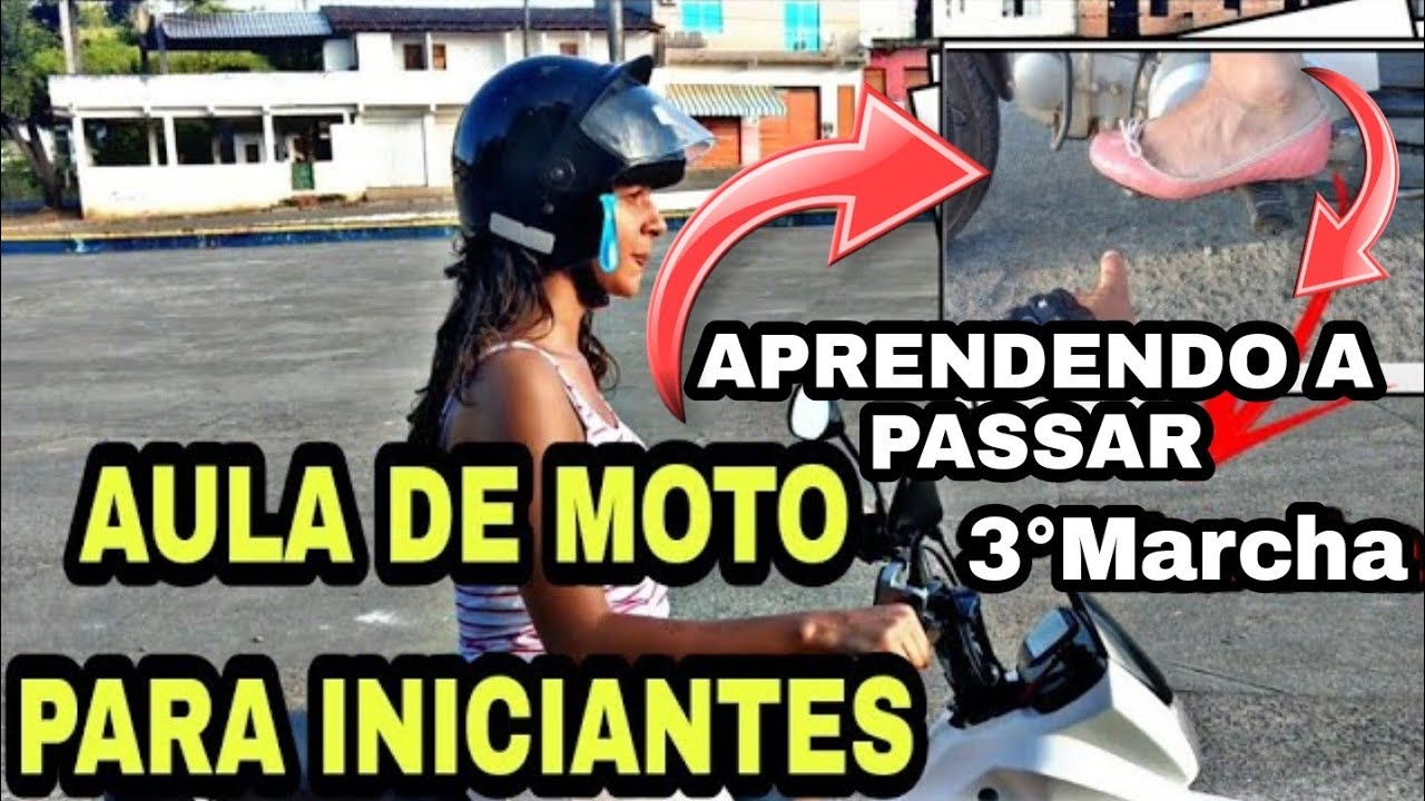 Aulas para INICIANTES de Moto ANDAR de MOTO, AULA PRÁTICA DE MOTO