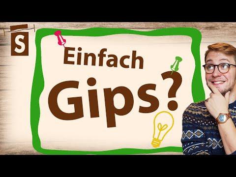 Einfach Gips anrühren