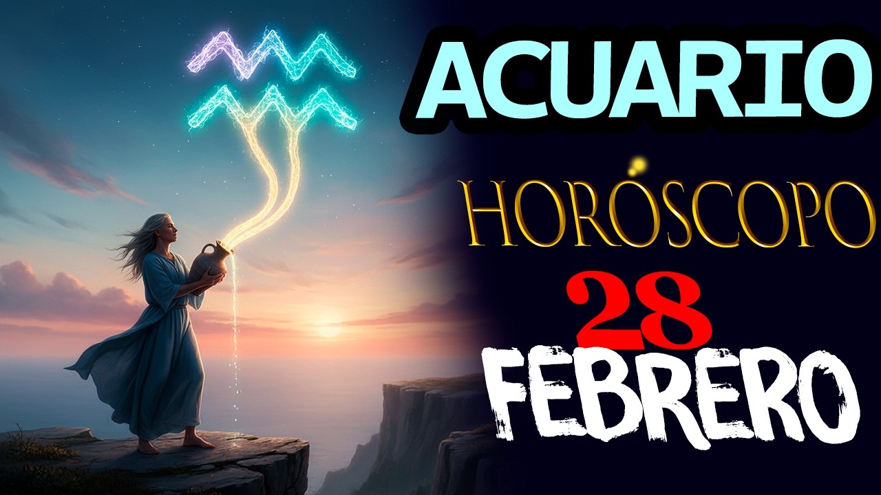 ACUARIO ⚡️ El REINICIO CUÁNTICO que CAMBIARÁ tu DESTINO: 28 de Febrero de 2026 ♒️🟣✨