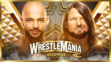 WWE 2K20 : AJ Styles Vs Ricochet - Wwe WrestleMania 37 | Wwe 2k20 Gameplay 60fps Full HD