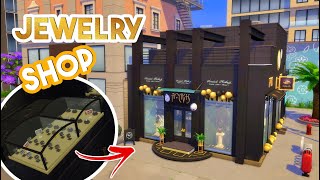 2025 FIRST Functional JEWELRY Store in sims 4! |NoCC| sims 4 business and hobbies screenshot 4