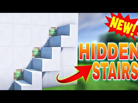 Minecraft 1.18.2 : HOW TO MAKE A SECRET {HIDDEN STAIRCASE} IN New ...