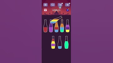 Water Sort Puzzle | Level 51 | #gameplay #shorts