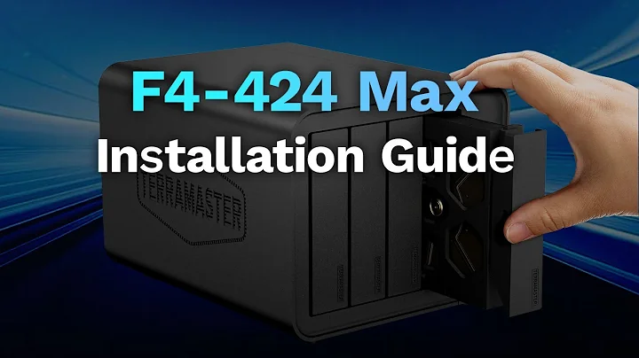 How to Install a Hard Drive - for TerraMaster F4-424 Max