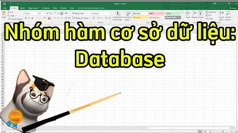 Nhóm hàm cơ sở dữ liệu (Database)trong Excel