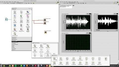 Labview Frequency Analysis and Fun 2 - Reading a Wav File and bare bones Fast Fourier Transform