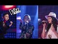 Chevy, Mar y Carlos Mario cantaron en la Súper Batalla de Cepeda | La Voz Kids Colombia 2018