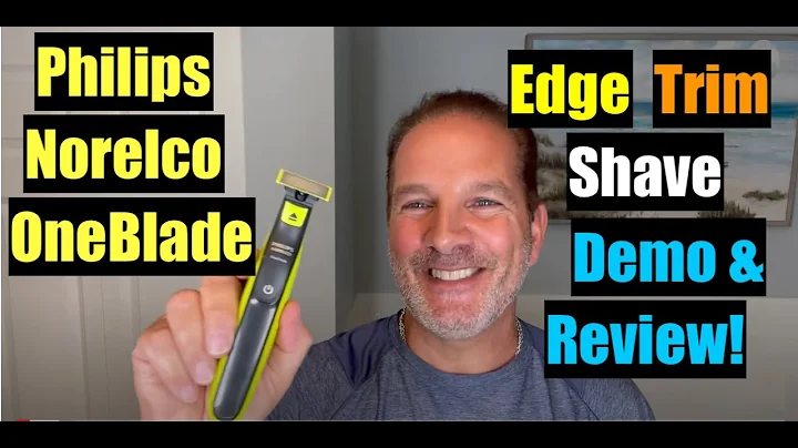 Philips Norelco OneBlade-Edge-Trim-Shave Review 4K