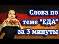 Как запомнить немецкие слова? Тема "Еда". Уровень А1.