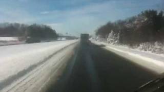 Ohio snow covered roads