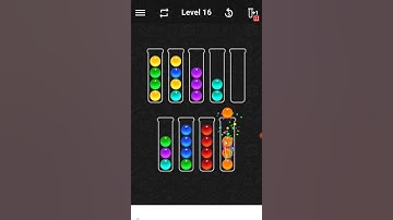 Ball sort puzzle  level 16 solution