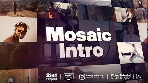Mosaic Intro | After Effects Template | Videohive