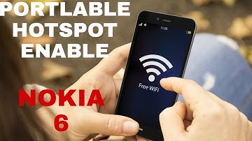 Nokia 6 - How to Set Up a WiFiHotspot || nokia 6 ka hotspot poblem solve