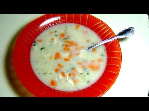 Китайский Куриный Суп с Кукурузой