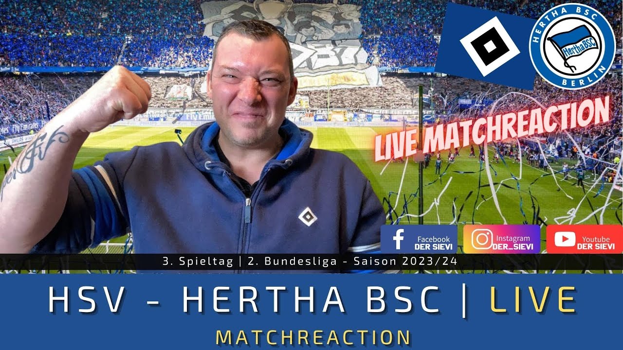 🔴 LIVE HSV - Hertha BSC 30 Der HSV vernichtet die alte Dame aus Berlin Matchreaction
