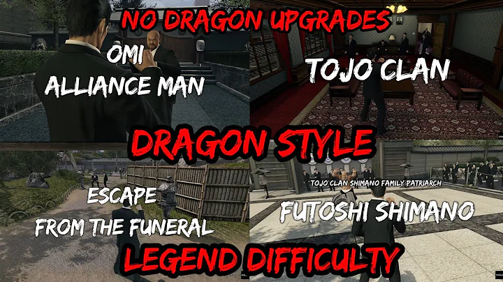 the TOJO CLAN LONG FIGHT and SHIMANO BOSS FIGHT with DRAGON STYLE only- YAKUZA KIWAMI (legend)