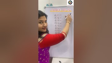 ❤️Easy Trick to Learn Table of 15/ Multiplication Table of 15/Maths Tables/Pahada#shortsfeed #shorts