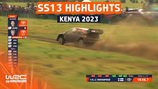 SS13 STAGE HIGHLIGHTS | WRC Safari Rally Kenya 2023