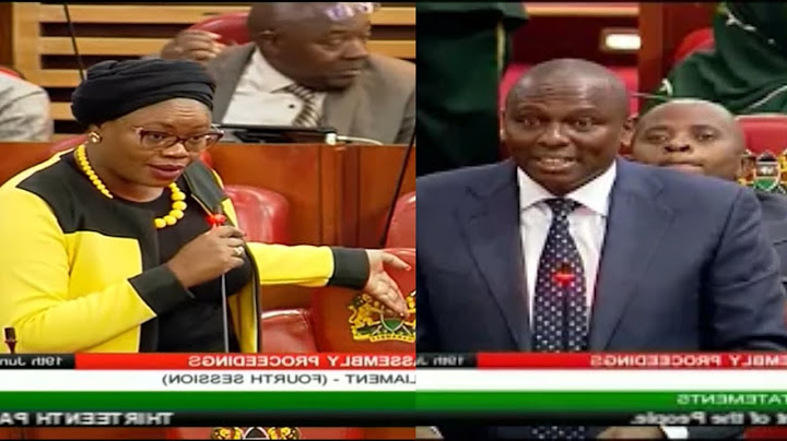 "WE KWENDA HUKO, USINILETEE!" GATHONI WAMUCHOMBA SLAMS KIMANI ICHUNGWAH IN PARLIAMENT