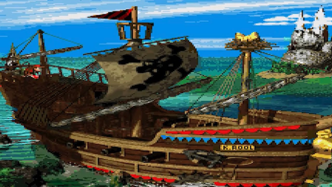 Donkey Kong Country 2 102 World 1 Gangplank Galleon YouTube