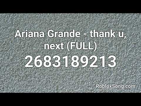 Ariana Grande Roblox Id Codes