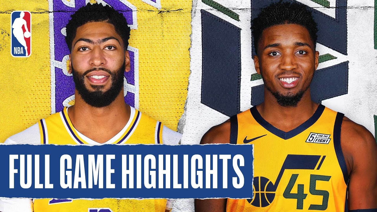 Lakers At Jazz Full Game Highlights August 3 2020 Youtube