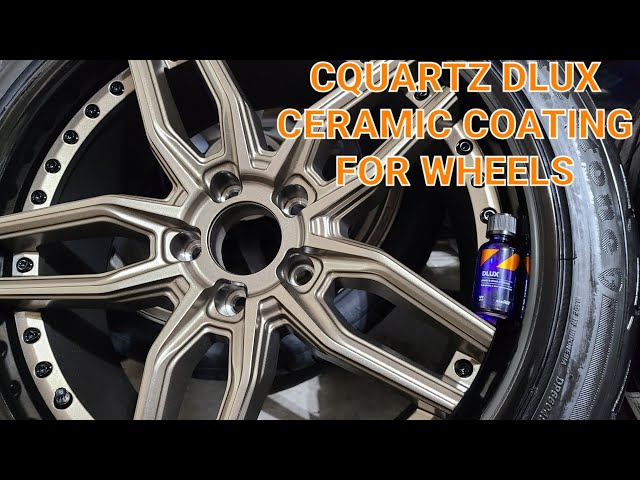 HELPFUL] How to Ceramic Coat Wheels with Cquartz Dlux (IN DEPTH