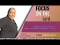 Focus on the lord  sr denise lamour  radio parole de verite  05212024