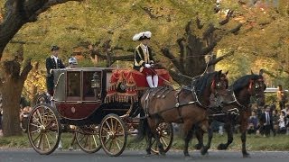ケネディ氏、馬車で皇居へ