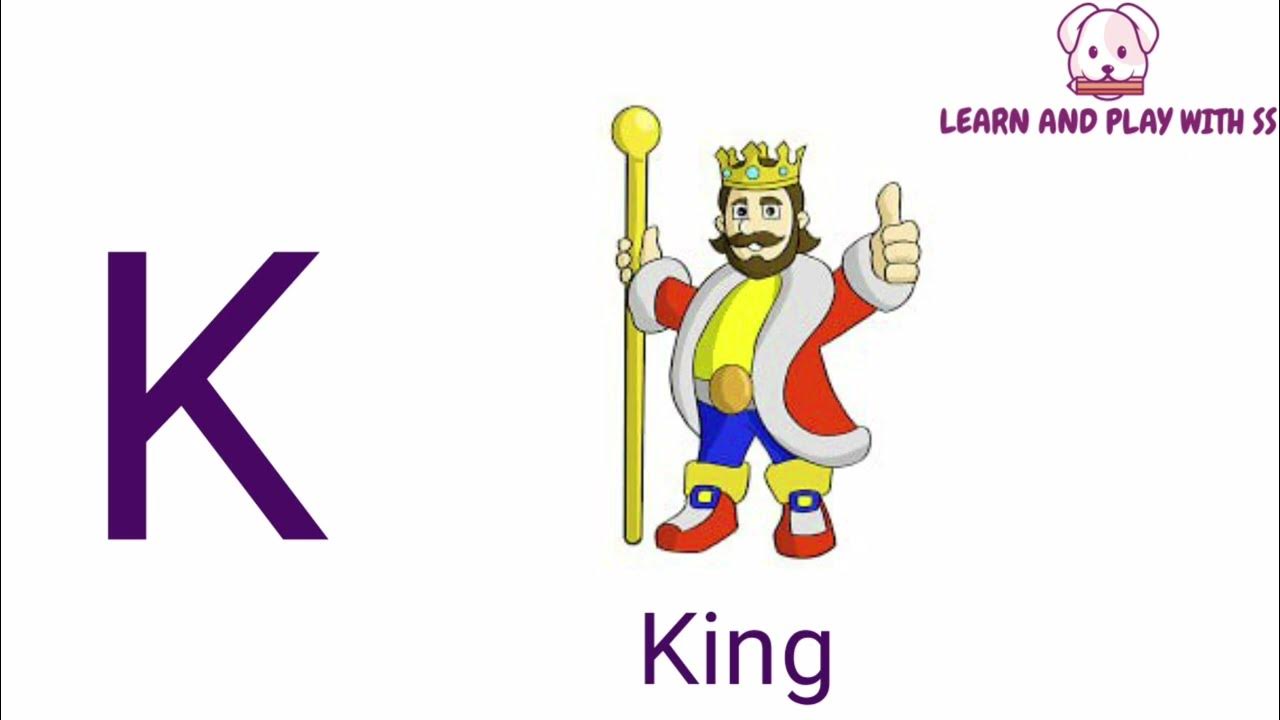 Letter K- easy words from the letter K for kids- English Alphabet