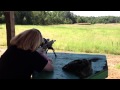 Mom shooting samr 15 at 200 meters