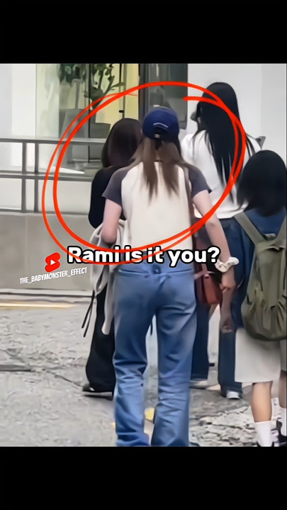 Rami was seen in gangnam district 🤯 #rami #babymonster #fypシ゚viral #shorts